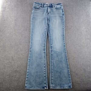 BKE Andi Bootcut Jeans Womens 27x32 Slim Fit Mid-Rise Blue Denim Stretch